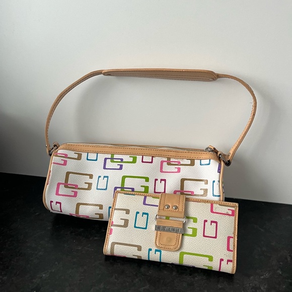 Guess Handbags - Y2K Multicolor Guess Purse and Wallet